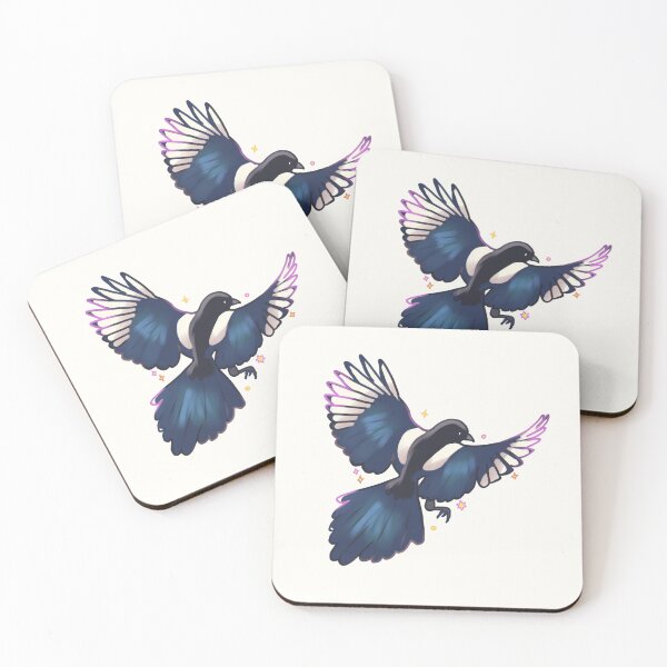 Item preview, magpie designed and sold by Mayarartsy.