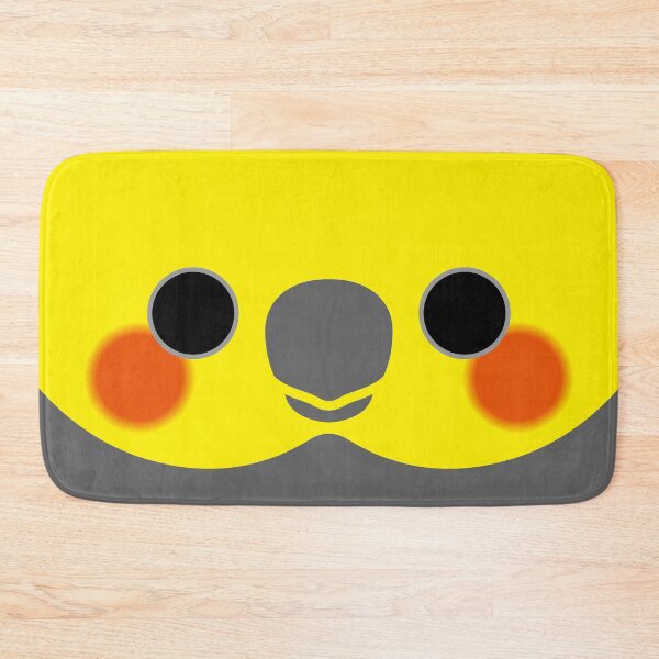 Item preview, The face of a normal grey male cockatiel designed and sold by INKOYADO.
