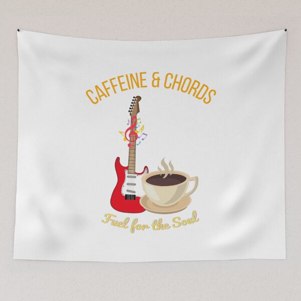 Item preview, Caffeine & Chords, Fuel for the Soul!  designed and sold by Zha-Zha Designs.