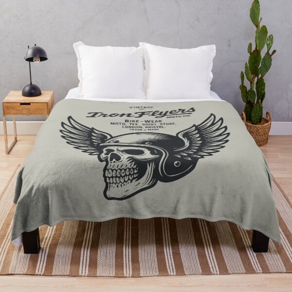 Item preview, Iron Flyers Moto Death Head - T-shirt Designs designed and sold by IronFlyers.