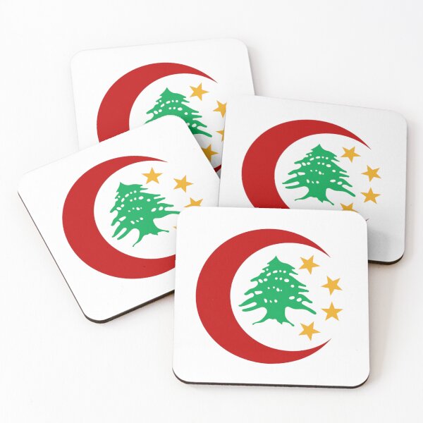 Item preview, Lebanon Tunisia China Merged Heritage Flag designed and sold by LineageFC.