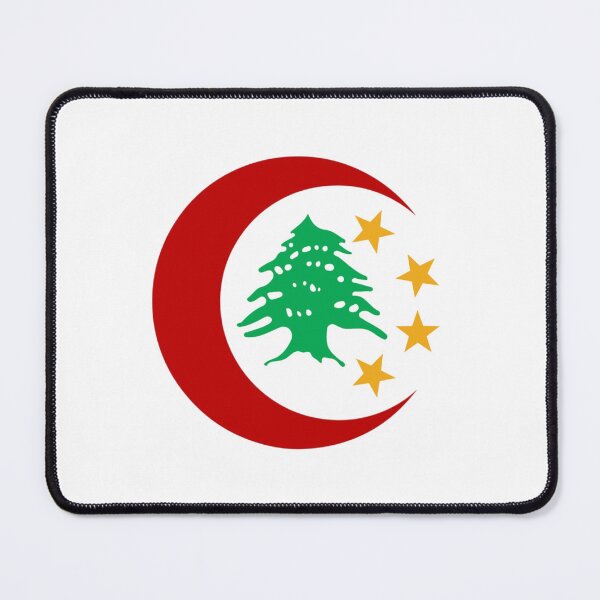 Item preview, Lebanon Tunisia China Merged Heritage Flag designed and sold by LineageFC.