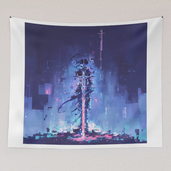 Item preview, Glitched Warrior with Sword designed and sold by Christian Weiss.