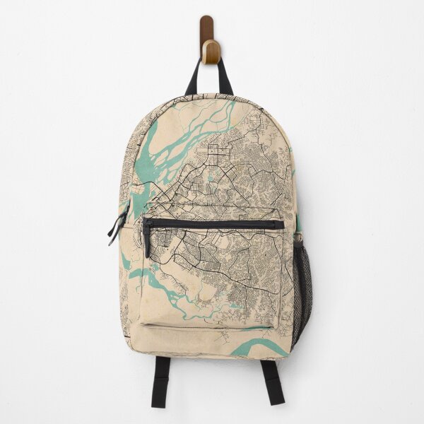 Item preview, Douala City Map of Littoral, Cameroon - Vintage designed and sold by deMAP.