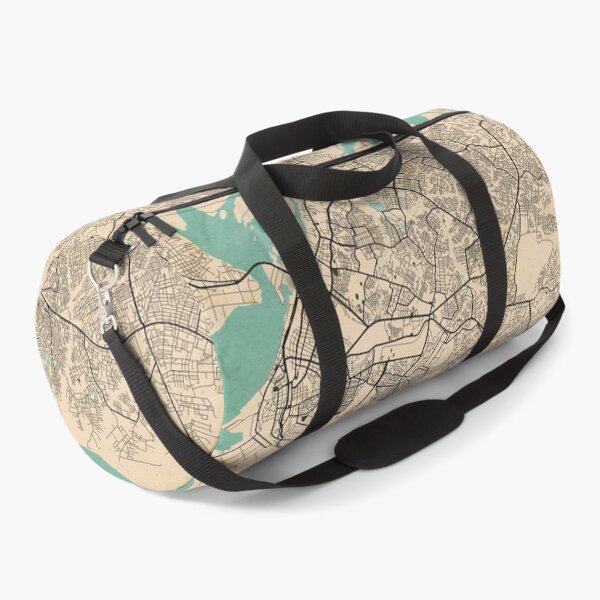 Item preview, Douala City Map of Littoral, Cameroon - Vintage designed and sold by deMAP.