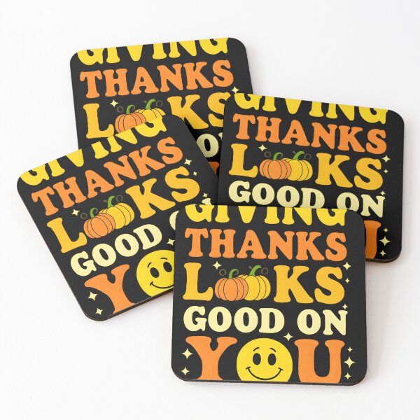 Item preview, Giving Thanks Looks Good on You - Retro Fall  designed and sold by Uglyandcute.