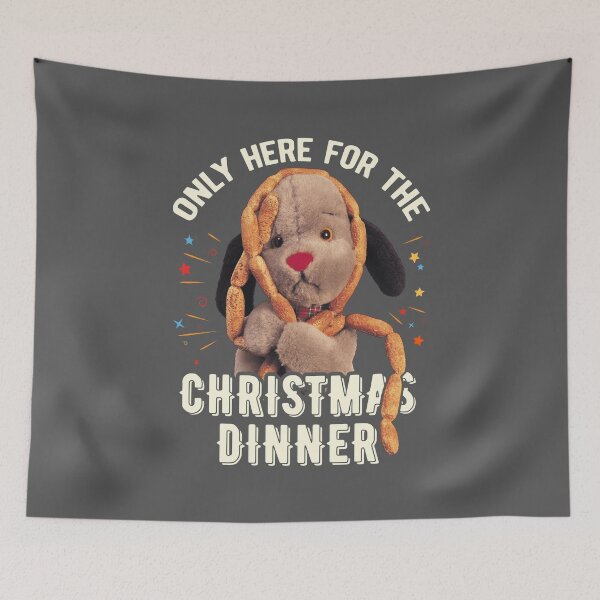 Item preview, Sooty Christmas Sweep Only Here For The Christmas Dinner. designed and sold by All-And-Every.