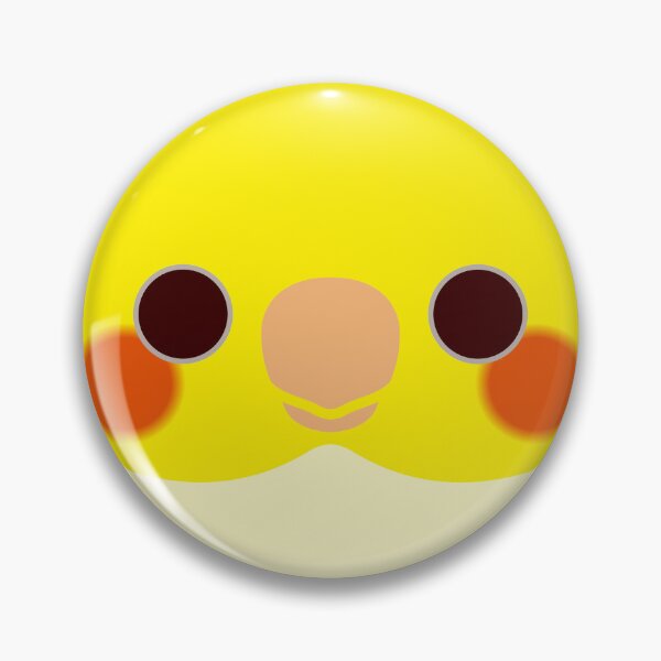 Item preview, The face of a lutino cockatiel designed and sold by INKOYADO.