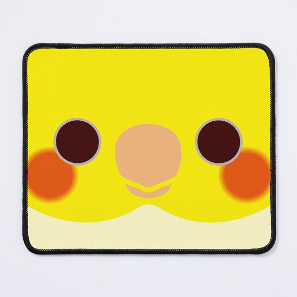 Item preview, The face of a lutino cockatiel designed and sold by INKOYADO.