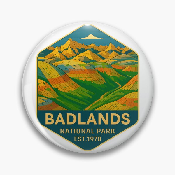 Item preview, Badlands National Park South Dakota Sticker designed and sold by Ismeal Von.