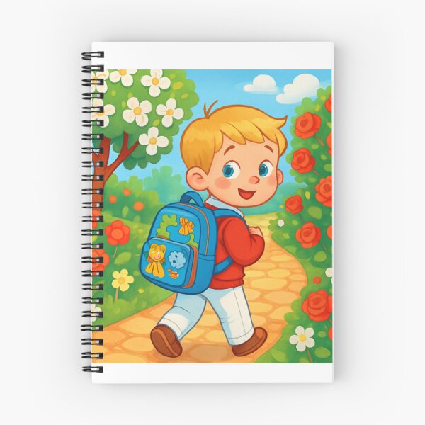 Item preview, Le Chemin de l'École du Garçon Blond. Camino escolar del niño rubio designed and sold by Drawingshirts.
