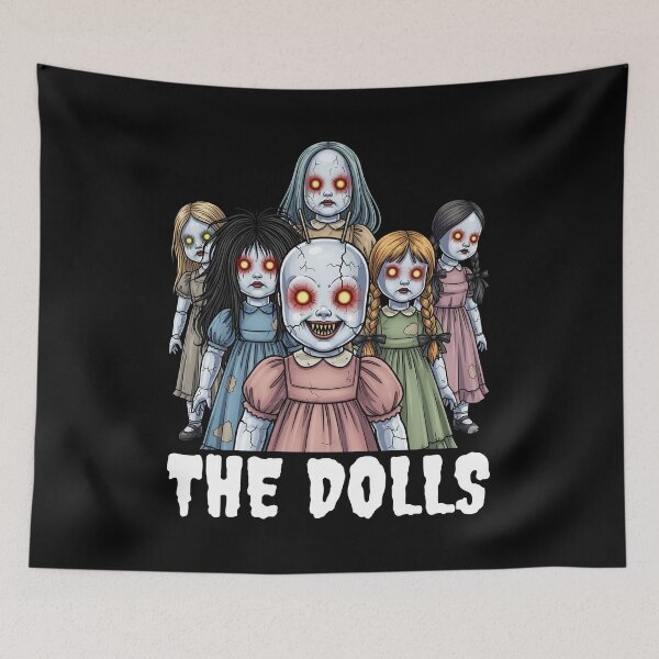 Item preview, THE DOLLS ARE WATCHING - EVIL DOLLS HALLOWEEN designed and sold by KEF Custom.