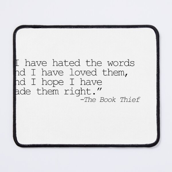 Item preview, The Book Thief Quote designed and sold by BookishBurns .