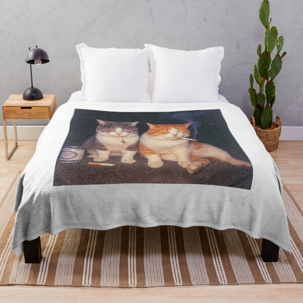 Item preview, Funny Meme Funny Smoking Homies Cat designed and sold by AShanDome.