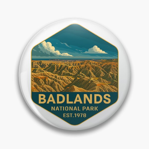 Item preview, Badlands National Park South Dakota Sticker designed and sold by Ismeal Von.