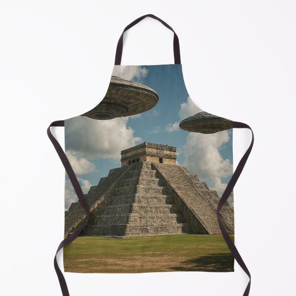 Item preview, ancient mayan piramid,and ufo's designed and sold by Dogandesighn.