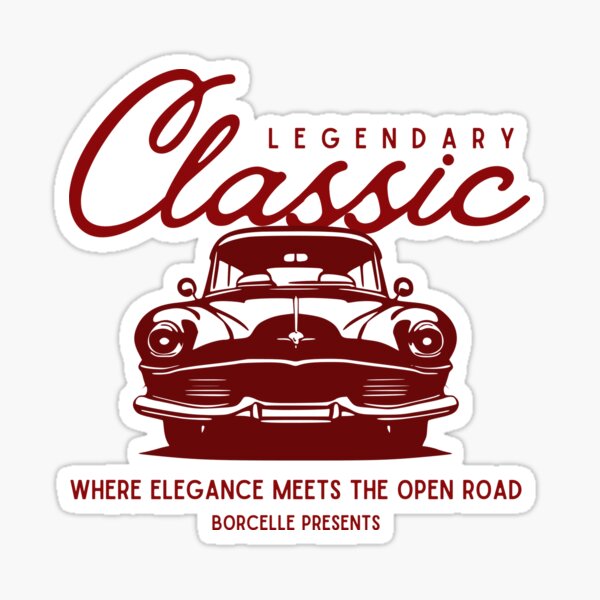 Item preview, Classic Car Sticker designed and sold by Adishadab.