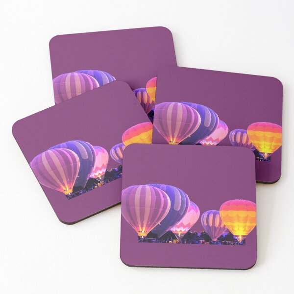 Item preview, 5 Glowing hot air balloons  designed and sold by MYTOPSHELF.