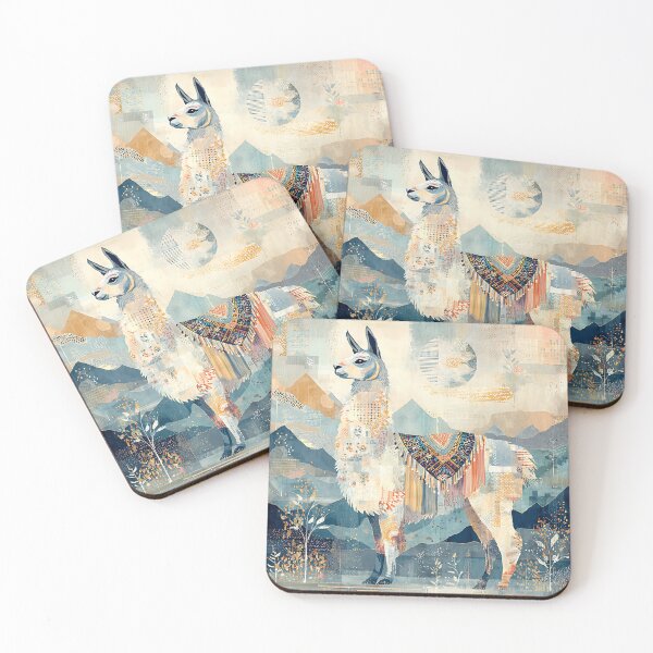 Item preview, Llama in the Mountains designed and sold by PurpleAdventure.