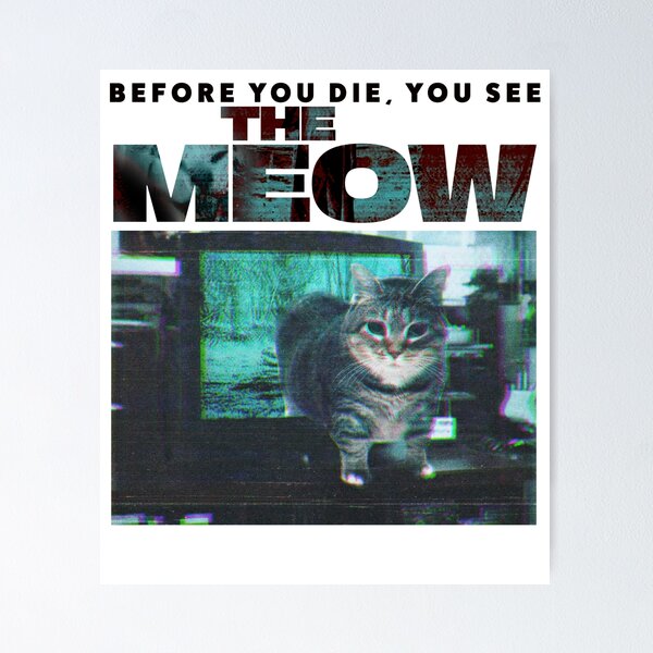 Item preview, Funny The Meow Horror designed and sold by AShanDome.