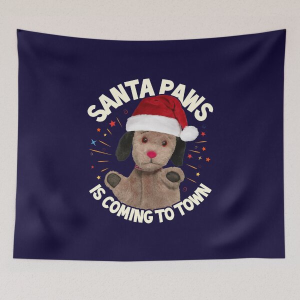 Item preview, Sooty Christmas Sweep Santa Paws Is Coming To Town designed and sold by All-And-Every.