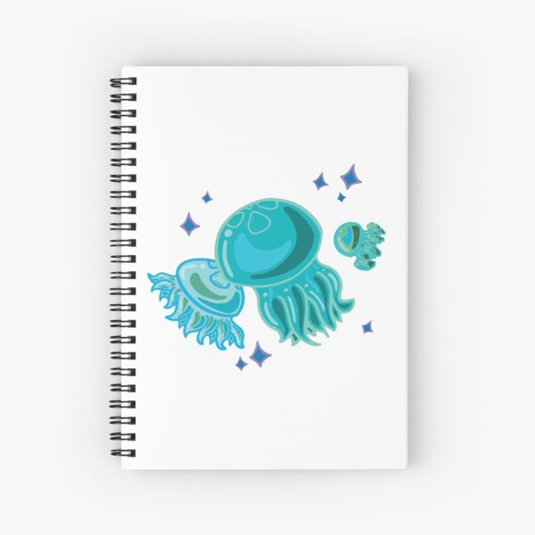 Teal Jellies Spiral Notebook