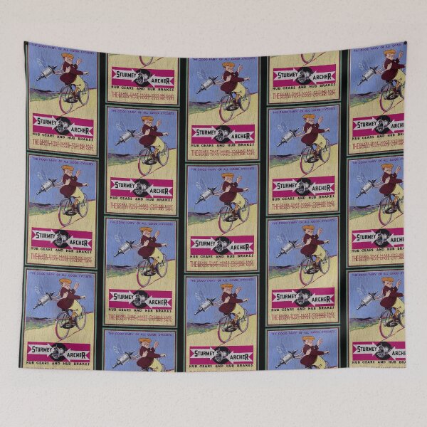 Item preview, Sturmey-Archer Vintage Bicycle Poster – Retro Cycling Heritage Art designed and sold by collectees1.