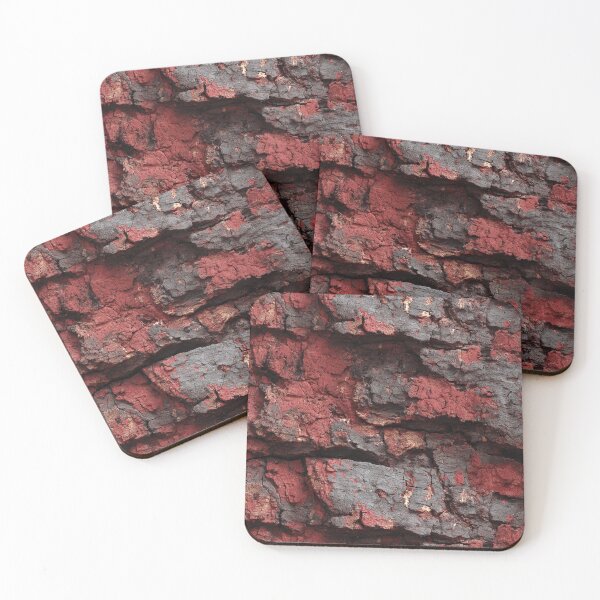 Item preview, cinnabar raw natural brick red texture designed and sold by EarthenEmbers.