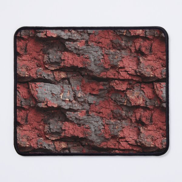 Item preview, cinnabar raw natural brick red texture designed and sold by EarthenEmbers.
