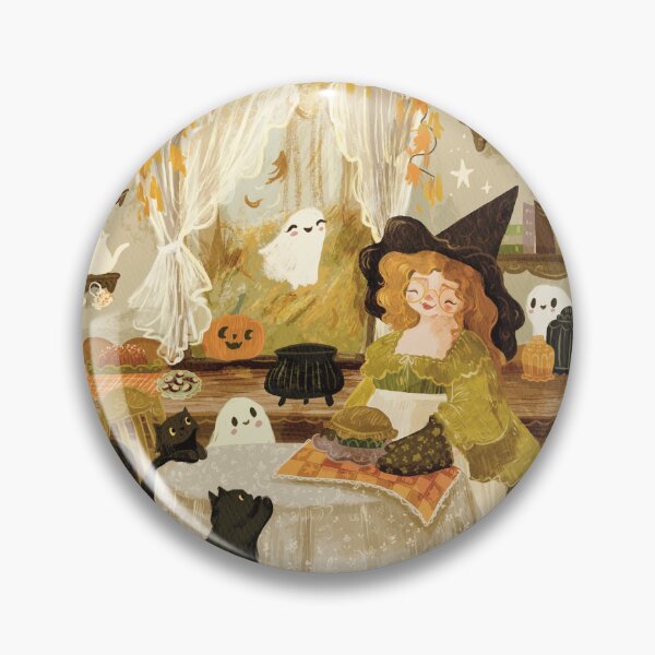 Item preview, Halloween Baking Witch Red Hair  designed and sold by Artofstephmarie.