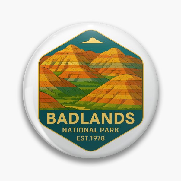 Item preview, Badlands National Park South Dakota Sticker designed and sold by Ismeal Von.