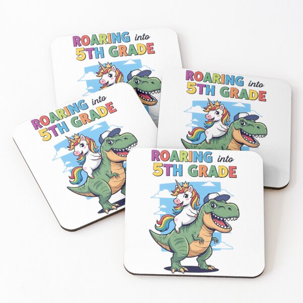 Item preview, Roaring into 5th Grade designed and sold by Linework Studio.