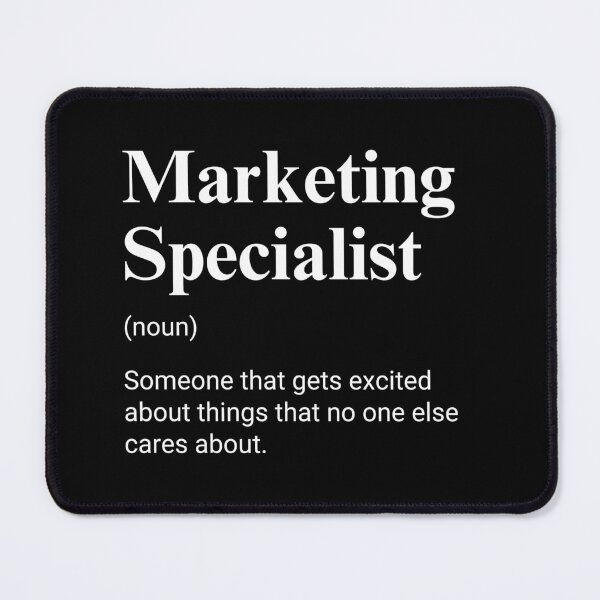 Item preview, Marketing Specialist Funny Marketer Work Expert Definition designed and sold by CuteLovelyDesigns.