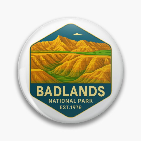 Item preview, Badlands National Park South Dakota Sticker designed and sold by Ismeal Von.