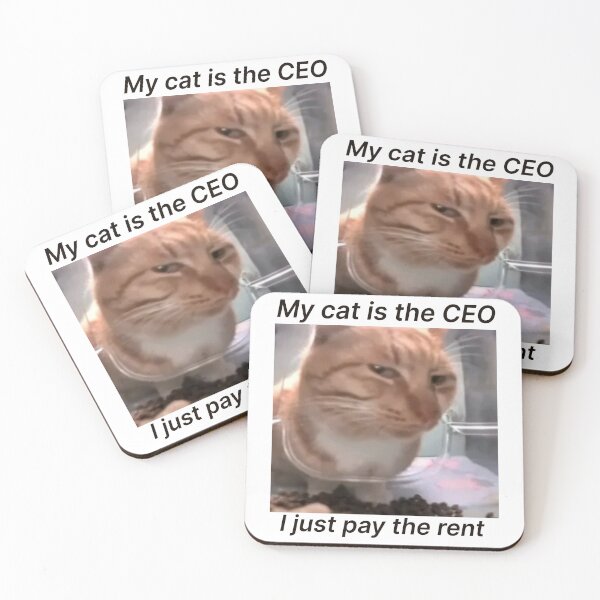Item preview, Funny Meme My Cat Is The CEO designed and sold by AShanDome.