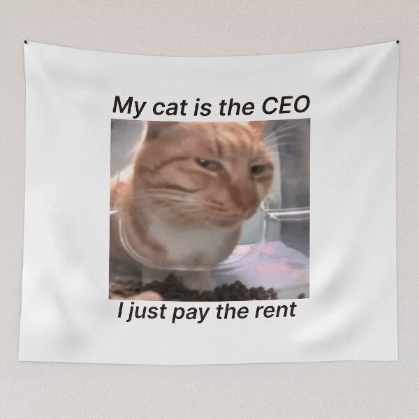 Item preview, Funny Meme My Cat Is The CEO designed and sold by AShanDome.