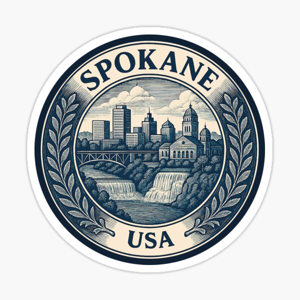 Item preview, Spokane USA Travel  designed and sold by Thistle-TShop.