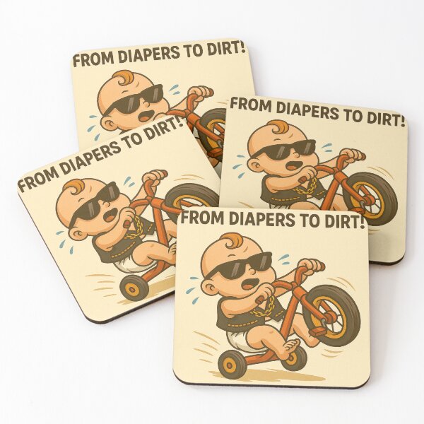 Item preview, From Diapers to Wheelies designed and sold by EfraimFunArt.
