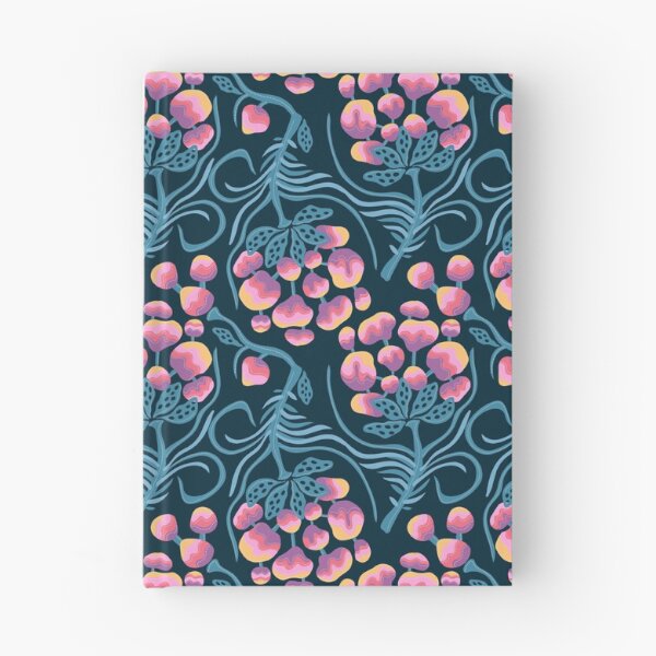 Item preview, Abstract floral pattern with psychedelic fantastic flowers designed and sold by Deepness2023.