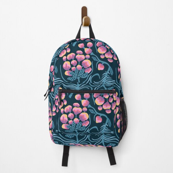 Item preview, Abstract floral pattern with psychedelic fantastic flowers designed and sold by Deepness2023.