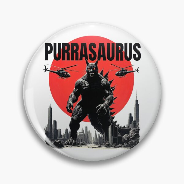Item preview, Purrasaurus – Giant Monster Cat Rampage designed and sold by Purrfect Mischief.