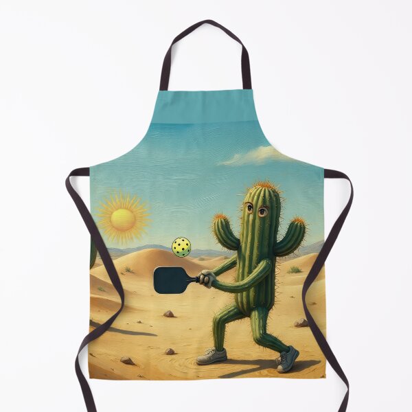 Item preview, Cactus Playing Pickleball Under the Sun designed and sold by RickGoulet.