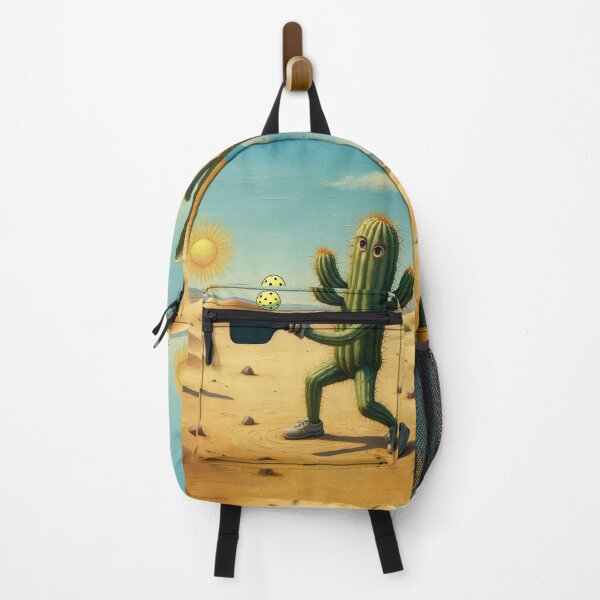 Item preview, Cactus Playing Pickleball Under the Sun designed and sold by RickGoulet.