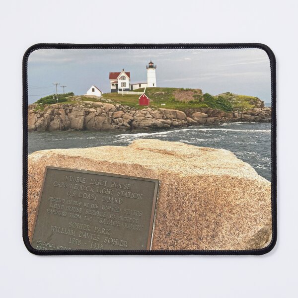 Item preview, Nubble Lighthouse Historic Rock Coastal Maine Charm designed and sold by Willow Sage.