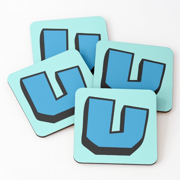 Item preview, Video Game Style Letter U – Fun and Colorful Text designed and sold by charlypicazo.