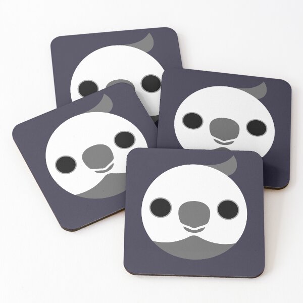 Item preview, The face of a white-faced male cockatiel designed and sold by INKOYADO.