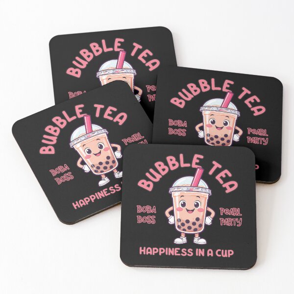 Artikelvorschau, Kawaii süßer Bubble Tea entworfen und verkauft von Rhu Creations.