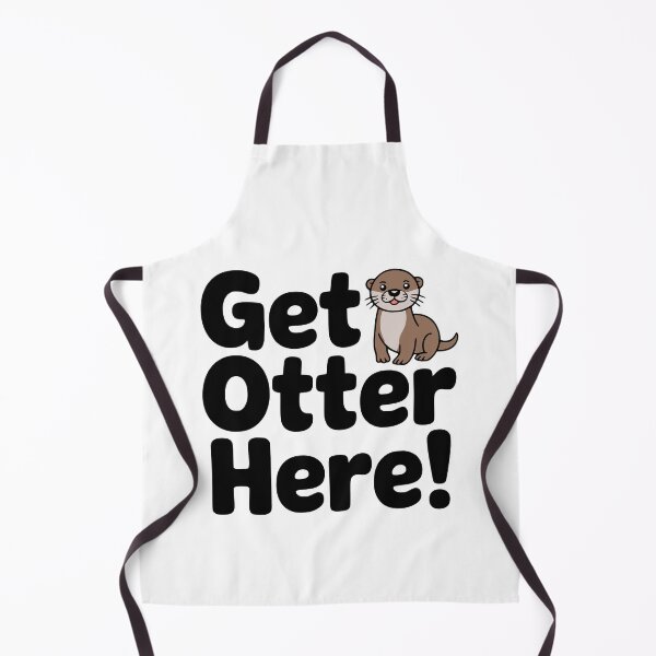 Item preview, Get Otter Here! Cute Otter Pun designed and sold by PMCreative.