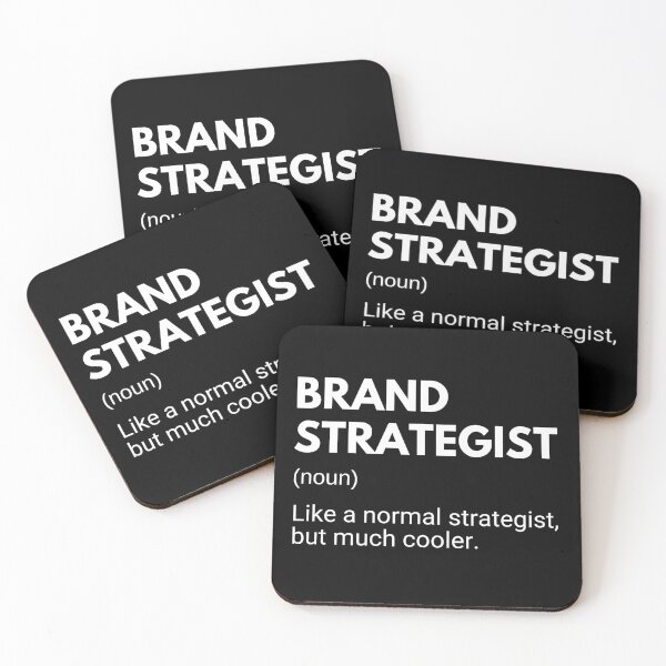 Item preview, Brand Strategist Like A Normal Strategist But Much Cooler Funny Marketer Saying designed and sold by CuteLovelyDesigns.