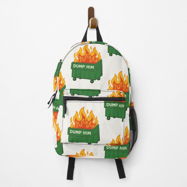 Item preview, Burning Trash Can of Breakup "DUMP HIM" designed and sold by PopCultureAndStuff.